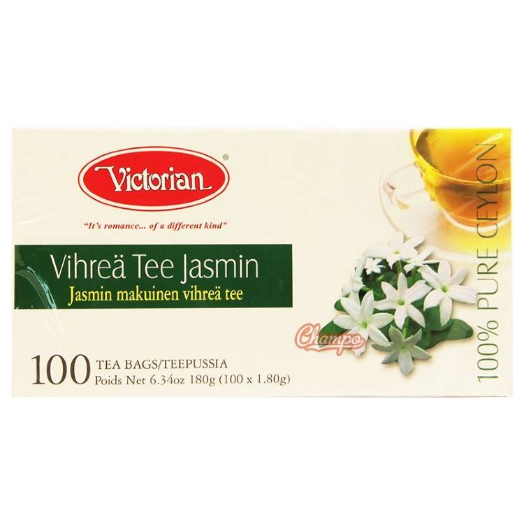 Чай зеленый Victorian Jasmin Tea 100 пакетиков