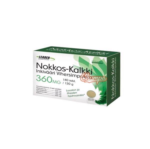 Витамины для суставов и мышц Nokkos-kalkki Inkivaari 140 табл
