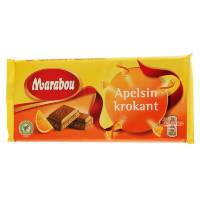 Шоколад молочный Marabou Apelsin Krokant 200 гр