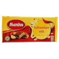 Шоколад молочный Marabou с молотым лесным орехом 200 гр