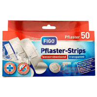 Лейкопластыри Figo Pflaster-Strips водостойкие 50 шт