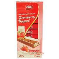 Шоколад молочный Mister Choc Strawberry Yogurt 200 гр