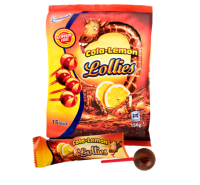 Конфеты Emotionali Cola & Lemon Lollipops 145 гр