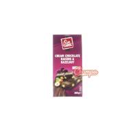 Шоколад молочный Fin Carre Cream Сhocolate Raisins & Hazelnut 200 гр