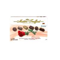 Коробка шоколадных конфет Maitre Truffout (светлая с розой) 180 гр
