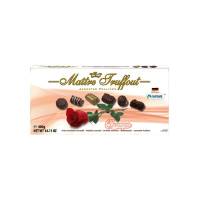 Коробка шоколадных конфет Maitre Truffout (светлая с розой) 400 гр