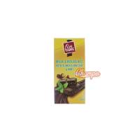 Шоколад молочный Fin Carre Milk Chocolate with Almond Crocant & Mint 200 гр