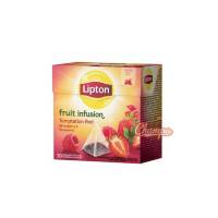 Чай травяной Lipton Herbal Infusion Strawberry & Raspberry 20 пирамидок