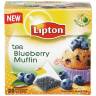 Чай черный Lipton Blueberry Muffin Tea 20 пирамидок