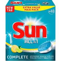 Таблетки для посудомойки Sun All in 1 Lemon 48 шт