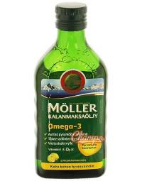 Рыбий жир жидкий Moller Kalanmaksaoljy Omega-3 лимон 250 мл
