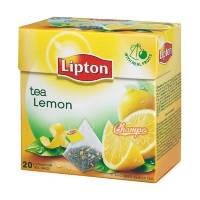 Чай черный Lipton Lemon Tea 20 пирамидок