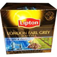 Чай черный Lipton London Earl Grey 20 пирамидок