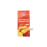 Шоколад белый Fin Carre White Chocolate Strawberry Crisp  200 гр