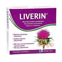 Препарат Liverin Silybum Marianum 60 табл