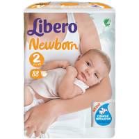 Подгузники Libero Newborn 2 (3-6 кг) 88 шт