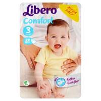 Подгузники Libero Comfort 3 (4-9 кг) 88 шт