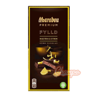 Шоколад темный Marabou Premium Fin Lemon&Ginger 150 гр