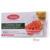 Чай зеленый Victorian Sea-buckthorn Tea 100 пакетиков