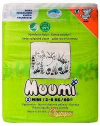 Подгузники Muumi Mini (2) 3-6кг 58 шт